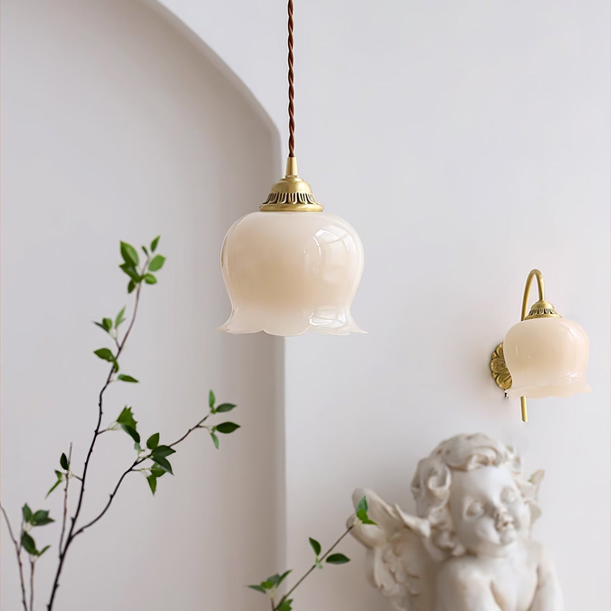 Bloomelia Talblume Pendelleuchte | Blütenförmiges Design | Elegante Beleuchtung für Zuhause