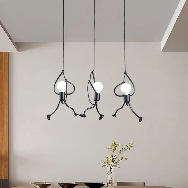RetroBeam Iron Design Deckenleuchte | Vintage Retro LED Lampe | Industrial Look für Zuhause