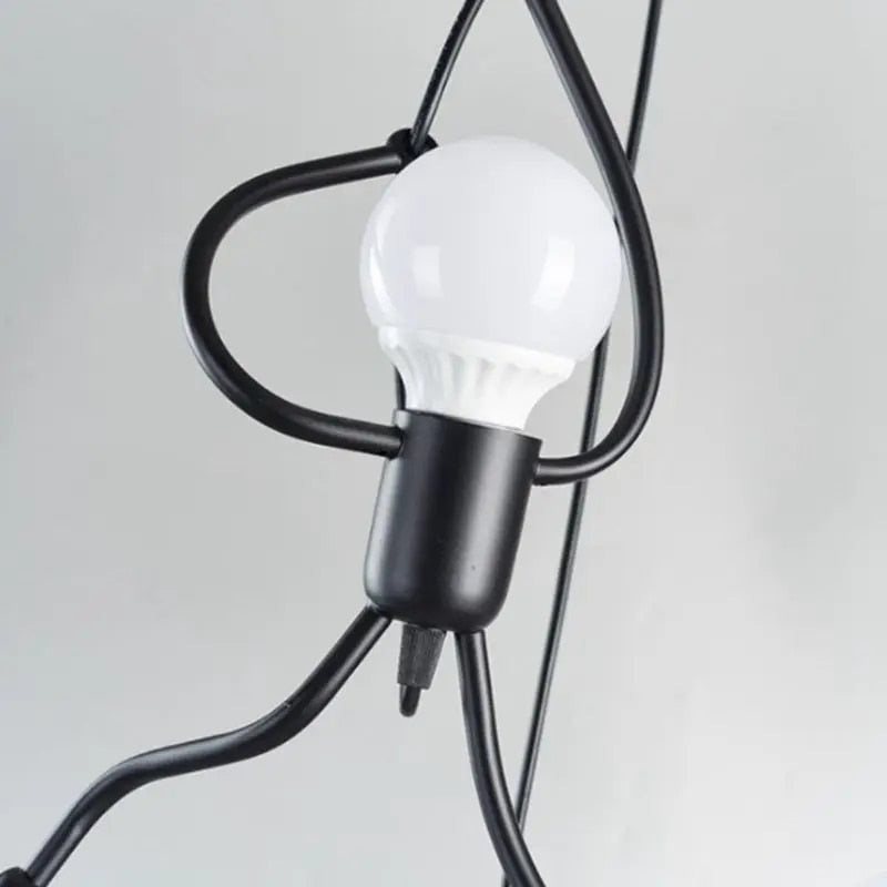 RetroBeam Iron Design Deckenleuchte | Vintage Retro LED Lampe | Industrial Look für Zuhause
