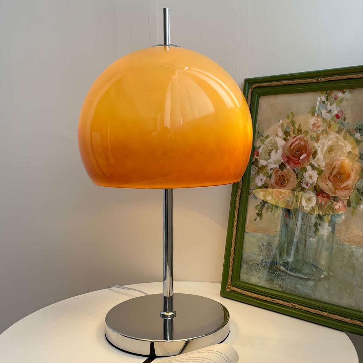 LumiDome Pilz-Tischlampe | Bauhaus Design Tischleuchte | Dekorative Beleuchtung | Stilvolle Nachttischlampe