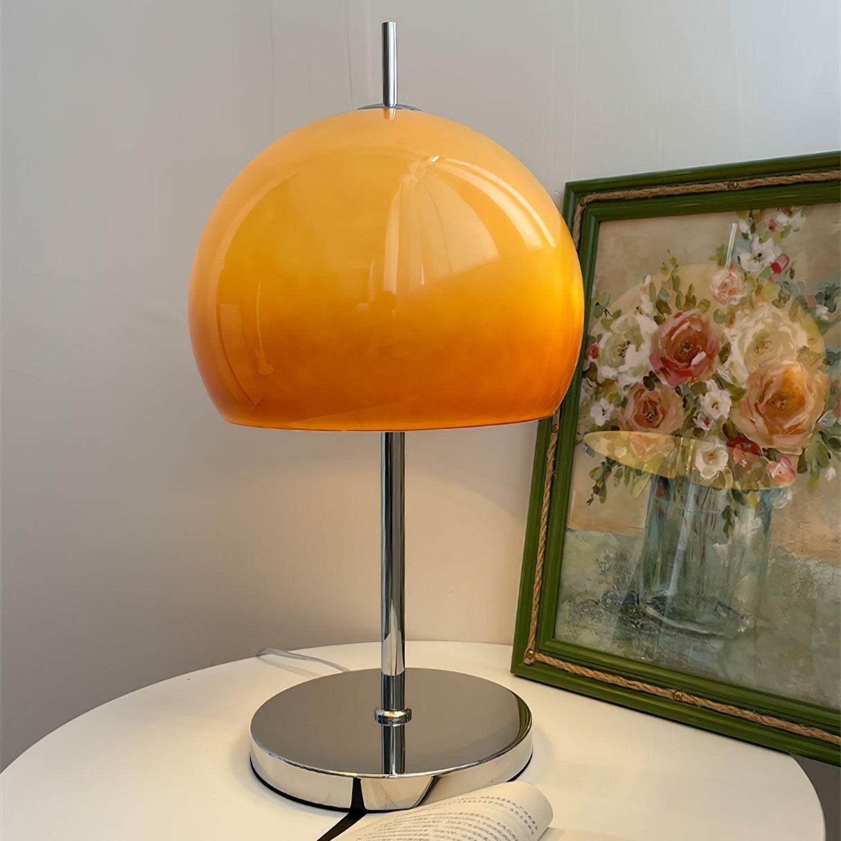 LumiDome Pilz-Tischlampe | Bauhaus Design Tischleuchte | Dekorative Beleuchtung | Stilvolle Nachttischlampe
