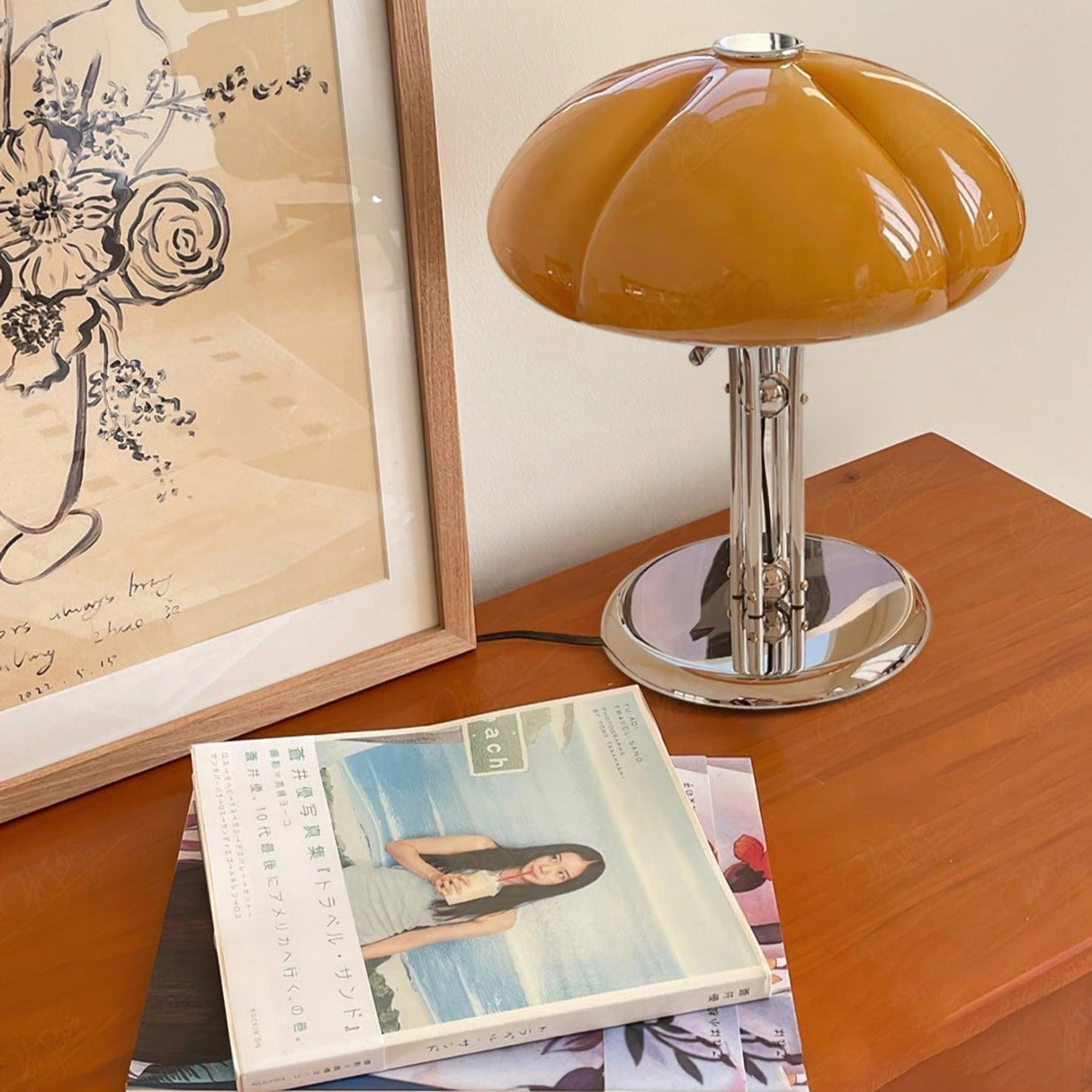LumiDome Pilz-Tischlampe | Bauhaus Design Tischleuchte | Dekorative Beleuchtung | Stilvolle Nachttischlampe