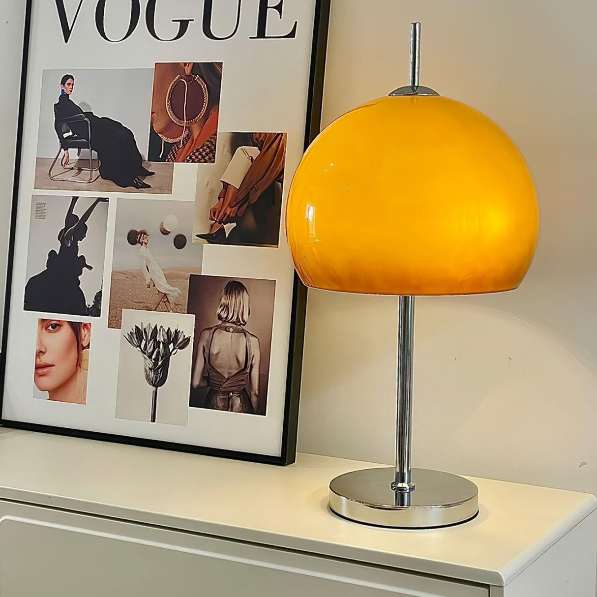 LumiDome Pilz-Tischlampe | Bauhaus Design Tischleuchte | Dekorative Beleuchtung | Stilvolle Nachttischlampe