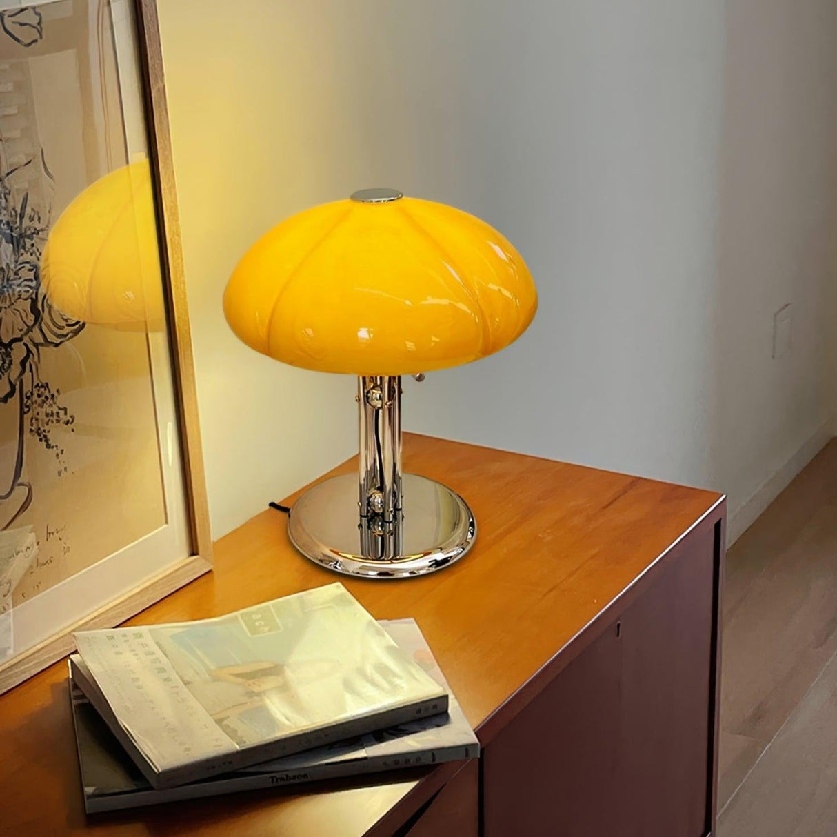 LumiDome Pilz-Tischlampe | Bauhaus Design Tischleuchte | Dekorative Beleuchtung | Stilvolle Nachttischlampe