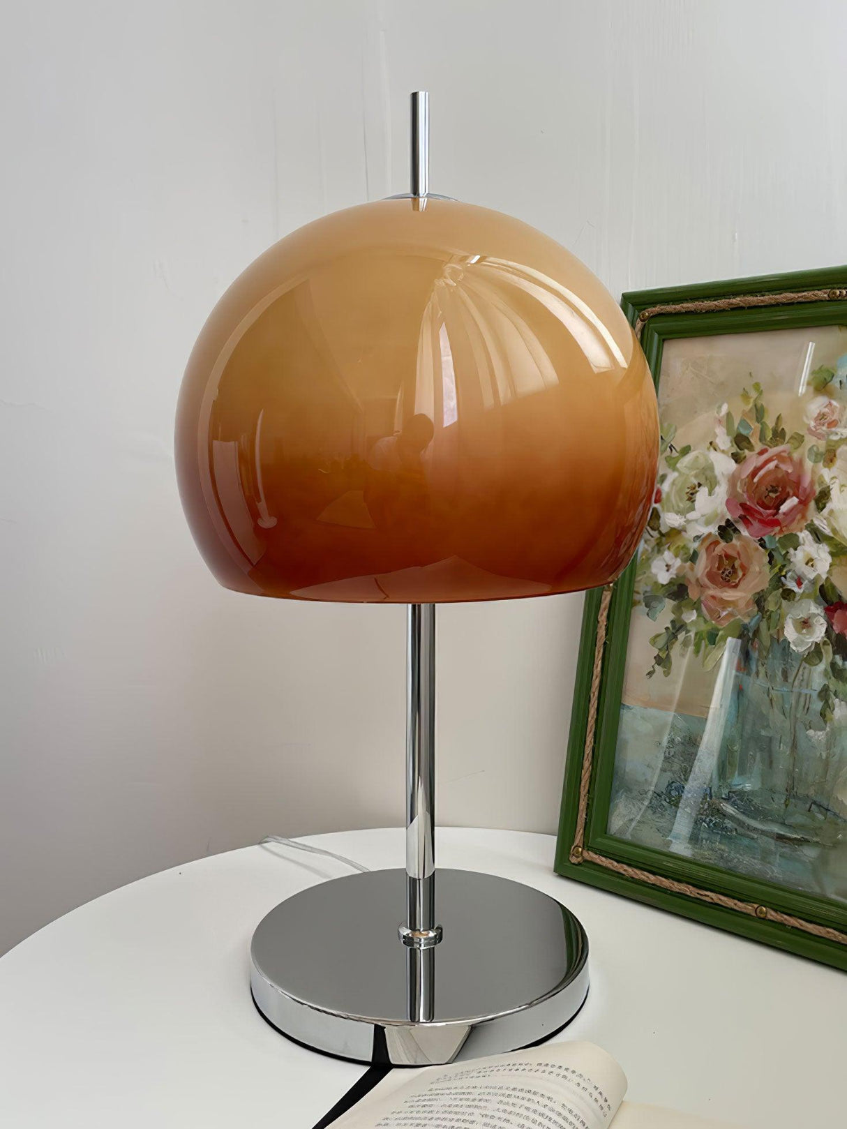 LumiDome Pilz-Tischlampe | Bauhaus Design Tischleuchte | Dekorative Beleuchtung | Stilvolle Nachttischlampe