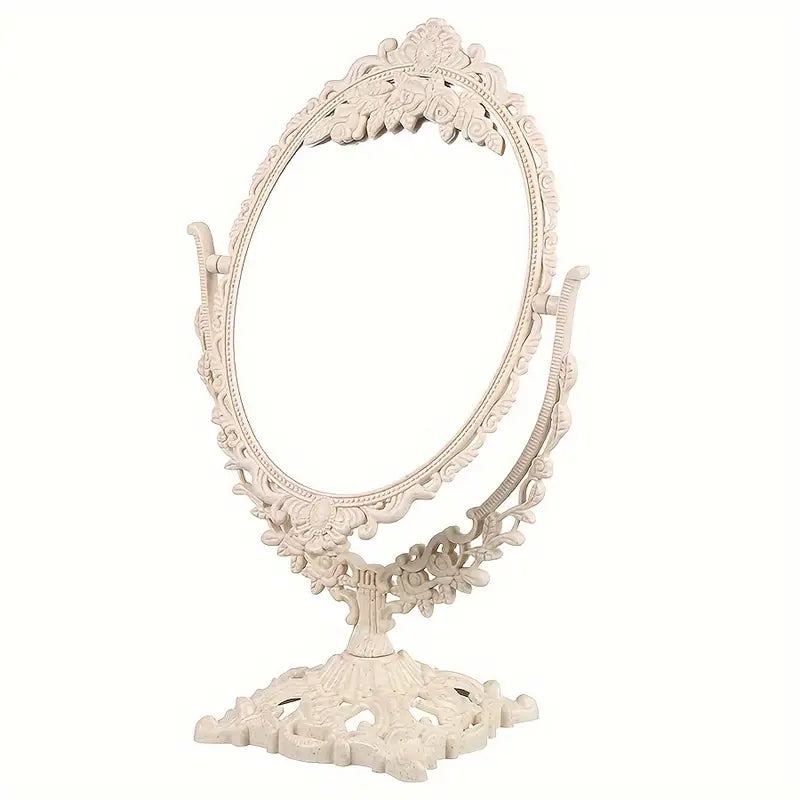 EternaMirror Vintage Schminkspiegel | Zeitloses Design | Eleganter Standspiegel für Ihr Zuhause