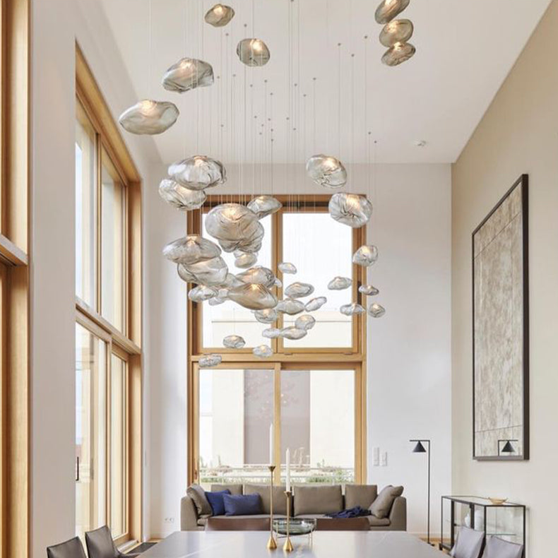 LumiBliss Minimalistische Geblasene Glasblasen-Pendelleuchte | Elegantes Design | Stimmungsvolle Beleuchtung