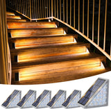 SolarStep LED Außenleuchten | Solarbetriebene Stufenbeleuchtung | Warmweiß & Kaltweiß