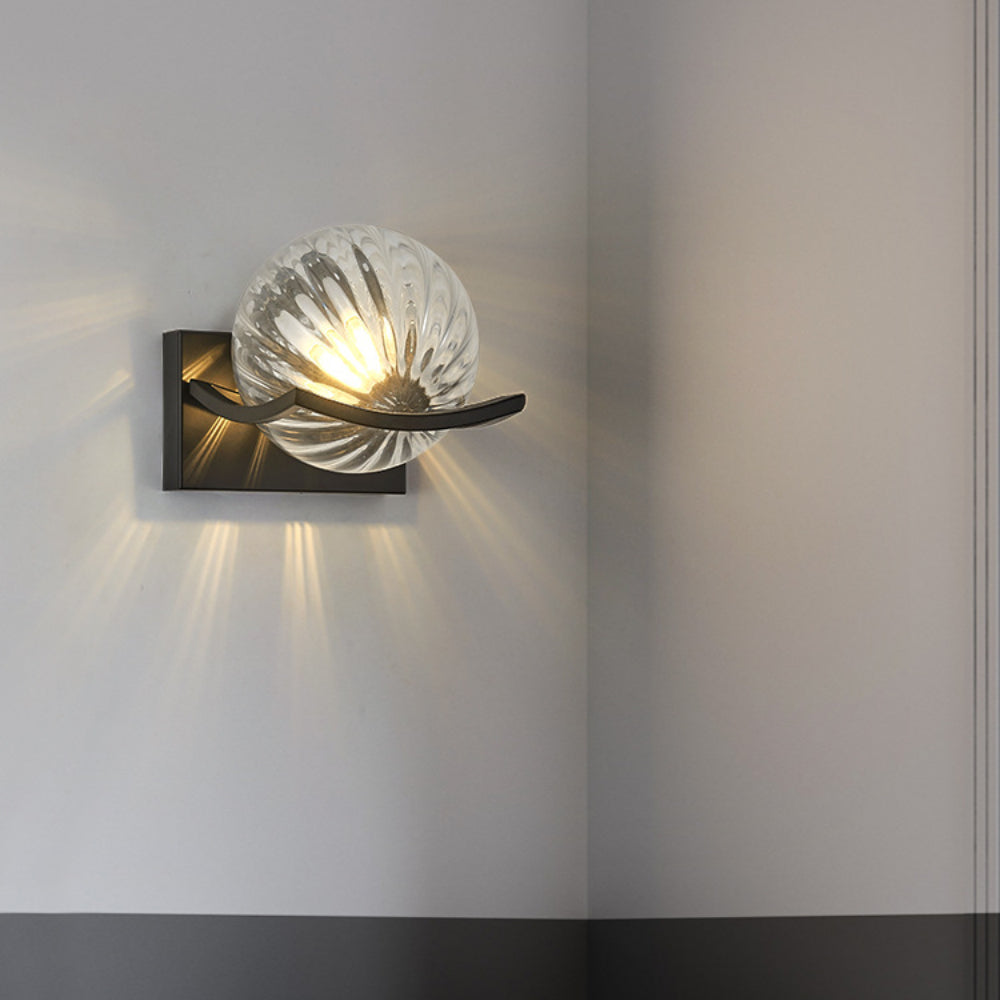 LumiGlide Moderne LED-Wandleuchte Glas | Elegantes Design | Warmweißes Licht | Perfekt für Innenräume