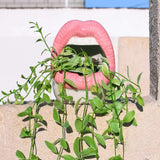 KissBloom Lippen-Keramik Blumentopf | Einzigartiges Design | Für Pflanzen & Deko | In Rot, Rosa & Lila