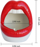 KissBloom Lippen-Keramik Blumentopf | Einzigartiges Design | Für Pflanzen & Deko | In Rot, Rosa & Lila