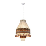 FringeLuxe Bohemian Pendelleuchte | Handgefertigte Quastenlampe | Warmes Ambiente | Stilvolle Beleuchtung