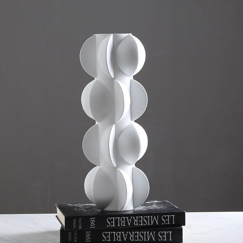 PetalForm Künstlerische Blumenvasen | Abstraktes Design | Handgefertigte Keramikvasen | Stilvolle Deko für Zuhause
