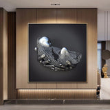 CradleCharm Babywiege Leinwanddruck | Zeitlose Wandkunst | Elegante Dekoration für das Kinderzimmer