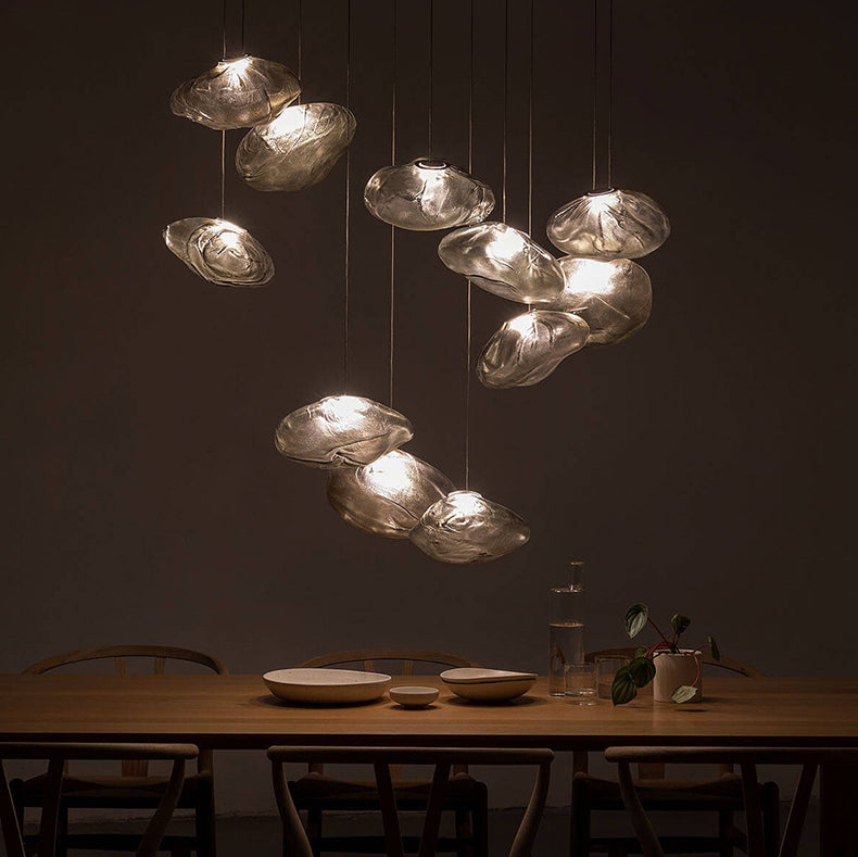 LumiBliss Minimalistische Geblasene Glasblasen-Pendelleuchte | Elegantes Design | Stimmungsvolle Beleuchtung