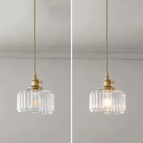 LumiCryst Vintage Kristall-Hängelampe | Elegantes Design | Stimmungsvolles Licht | Perfekt für Esszimmer & Wohnzimmer