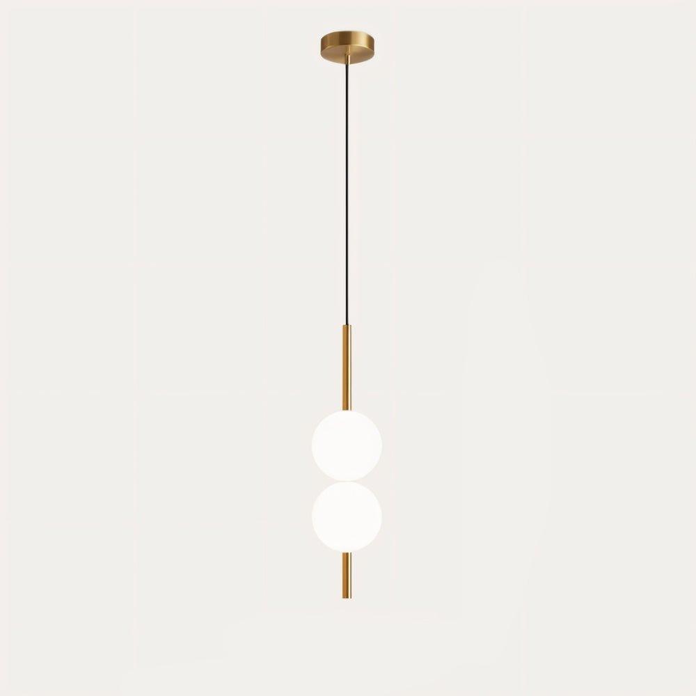 GlissAura LED Pendelleuchte | Modernes Design aus Metall & Glas | Dimmbare Hängelampe für Esszimmer & Wohnzimmer