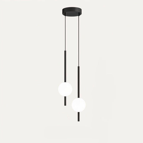 GlissAura LED Pendelleuchte | Modernes Design aus Metall & Glas | Dimmbare Hängelampe für Esszimmer & Wohnzimmer