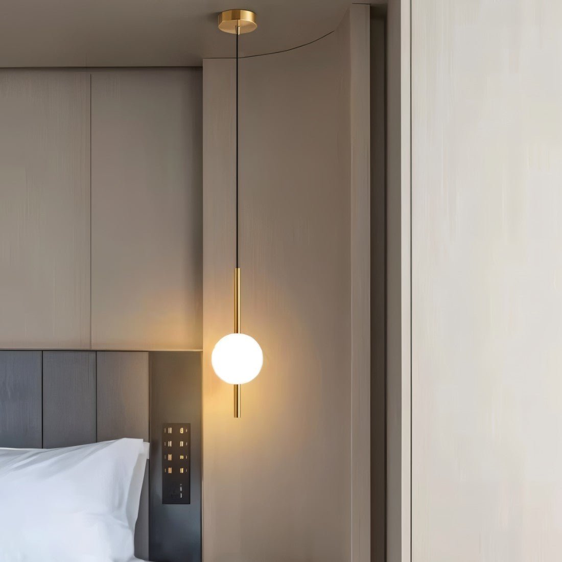GlissAura LED Pendelleuchte | Modernes Design aus Metall & Glas | Dimmbare Hängelampe für Esszimmer & Wohnzimmer