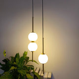 GlissAura LED Pendelleuchte | Modernes Design aus Metall & Glas | Dimmbare Hängelampe für Esszimmer & Wohnzimmer