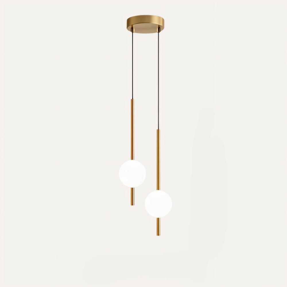 GlissAura LED Pendelleuchte | Modernes Design aus Metall & Glas | Dimmbare Hängelampe für Esszimmer & Wohnzimmer