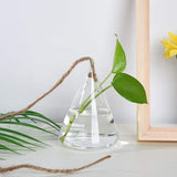 GlasLuxe 3-teiliges Set Glas-Hänge-Terrarienvasen | Elegante Pflanzenhalter | Deko für Zuhause