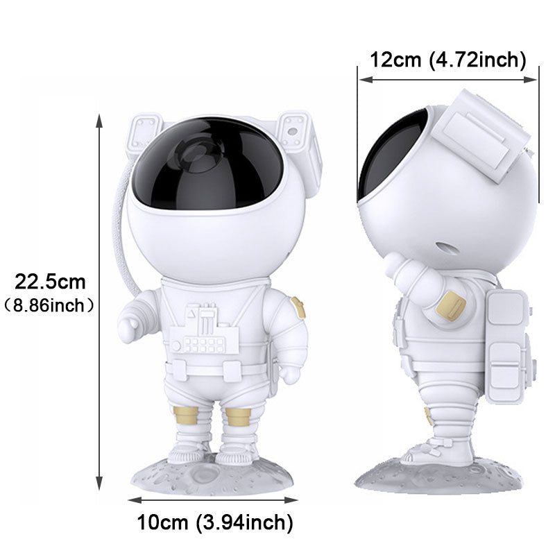 CosmoLight Astronauten Galaxy Projektor | LED Sternenhimmel | Raumdekoration für Kinder &amp; Erwachsene