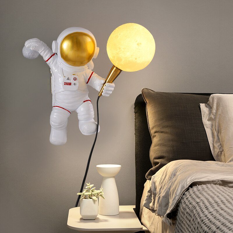 Kosumosu Led Uhr Schlafzimmer CosmoGlow™ Astronaut LED Tischlampe