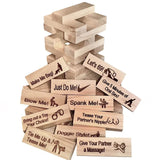 BlockBuster Naughty Jenga Spiel | Stapelspiel für Erwachsene | Lustiges Partyspiel | Familienspaß & Geschenkidee