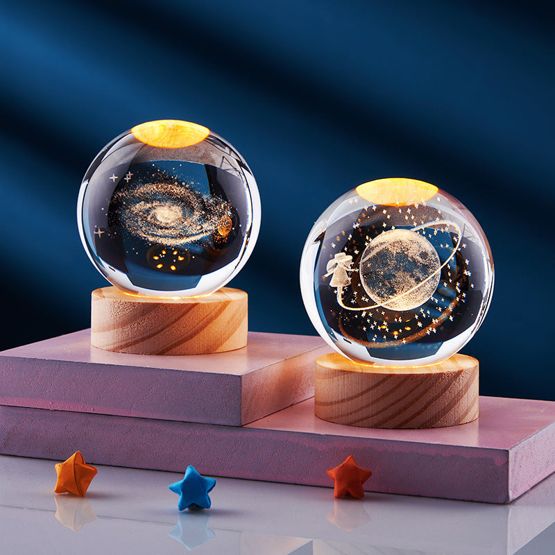 StarGlow 3D Kristall Nachtlicht | Elegantes Stimmungslicht | Magische Dekoration