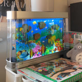 OceanVibe Retro Design Aquarium Lampe | LED Stimmungslicht | Dekorative Beleuchtung