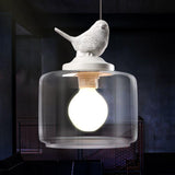 FeatherGlow Dekorative Pendelleuchte | Vogel-inspiriertes Design | Stimmungsvolle Beleuchtung | Elegante Deko für Zuhause