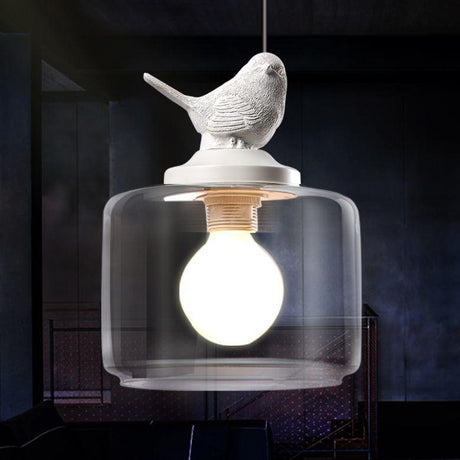 FeatherGlow Dekorative Pendelleuchte | Vogel-inspiriertes Design | Stimmungsvolle Beleuchtung | Elegante Deko für Zuhause