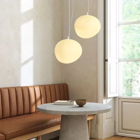 PebbleGlow Kieselstein Pendelleuchte | Zeitloses Design | Elegante Beleuchtung für Zuhause