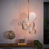 LunaBolle Elegante LED Pendelleuchte | Modernes Bubble-Design | Dimmbares Licht | Dekorative Beleuchtung für Esszimmer & Wohnzimmer