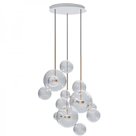 LunaBolle Elegante LED Pendelleuchte | Modernes Bubble-Design | Dimmbares Licht | Dekorative Beleuchtung für Esszimmer & Wohnzimmer