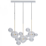 LunaBolle Elegante LED Pendelleuchte | Modernes Bubble-Design | Dimmbares Licht | Dekorative Beleuchtung für Esszimmer & Wohnzimmer