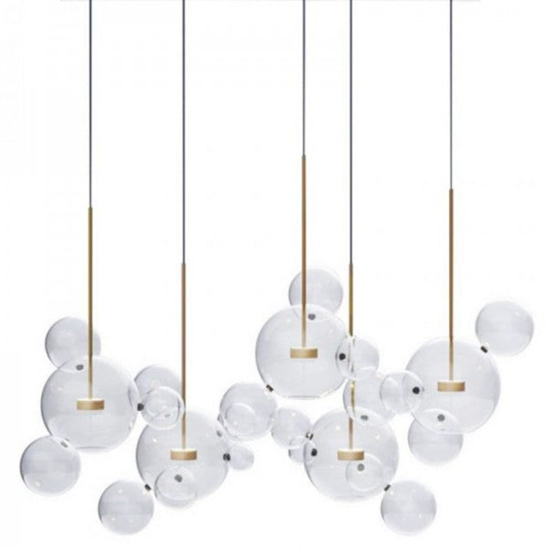 LunaBolle Elegante LED Pendelleuchte | Modernes Bubble-Design | Dimmbares Licht | Dekorative Beleuchtung für Esszimmer & Wohnzimmer