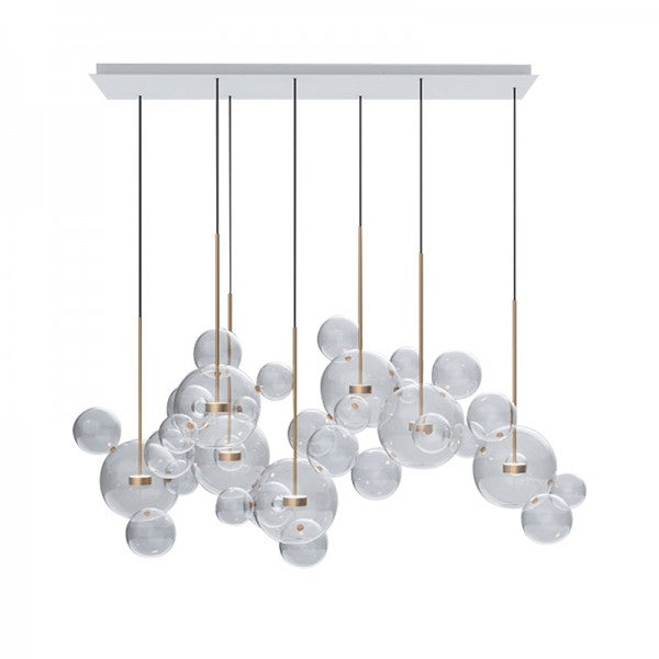 LunaBolle Elegante LED Pendelleuchte | Modernes Bubble-Design | Dimmbares Licht | Dekorative Beleuchtung für Esszimmer & Wohnzimmer