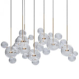 LunaBolle Elegante LED Pendelleuchte | Modernes Bubble-Design | Dimmbares Licht | Dekorative Beleuchtung für Esszimmer & Wohnzimmer