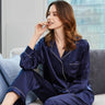 DreamSatin Premium Satin-Pyjama-Set | Luxuriös | Hautfreundlich | Atmungsaktiv | Für entspannte Nächte