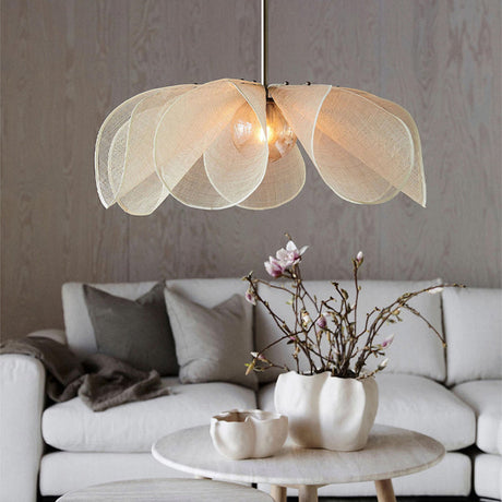ZenLuma Japandi Blumenlampe | LED Dekolicht | Minimalistisches Design | Ambiente für Zuhause