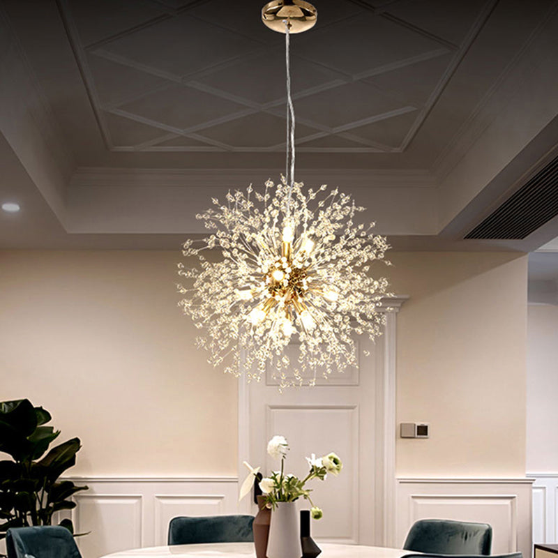 CrystalAura LED-Pendelleuchte aus Kristall | Dimmbar & Energieeffizient | Elegantes Design für Ess- & Wohnzimmer