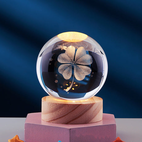 StarGlow 3D Kristall Nachtlicht | Elegantes Stimmungslicht | Magische Dekoration