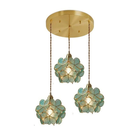 PetalGlow Glasblütenblatt-Pendelleuchte | Nordischer Stil | Elegantes Design für Ess- & Wohnzimmer