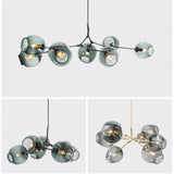 BubbleSphere Sputnik Kronleuchter mit Glaskugeln | Modernes Design | Luxuriöse Beleuchtung für Wohn- & Esszimmer