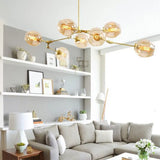 BubbleSphere Sputnik Kronleuchter mit Glaskugeln | Modernes Design | Luxuriöse Beleuchtung für Wohn- & Esszimmer