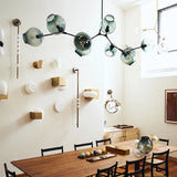 BubbleSphere Sputnik Kronleuchter mit Glaskugeln | Modernes Design | Luxuriöse Beleuchtung für Wohn- & Esszimmer