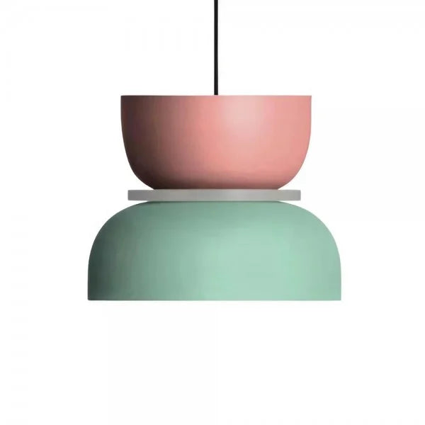 NordicGlow Moderne Pendelleuchte | Skandinavisches Design | Farbige Akzente | Dimmbar | Ideal für Esszimmer & Wohnzimmer