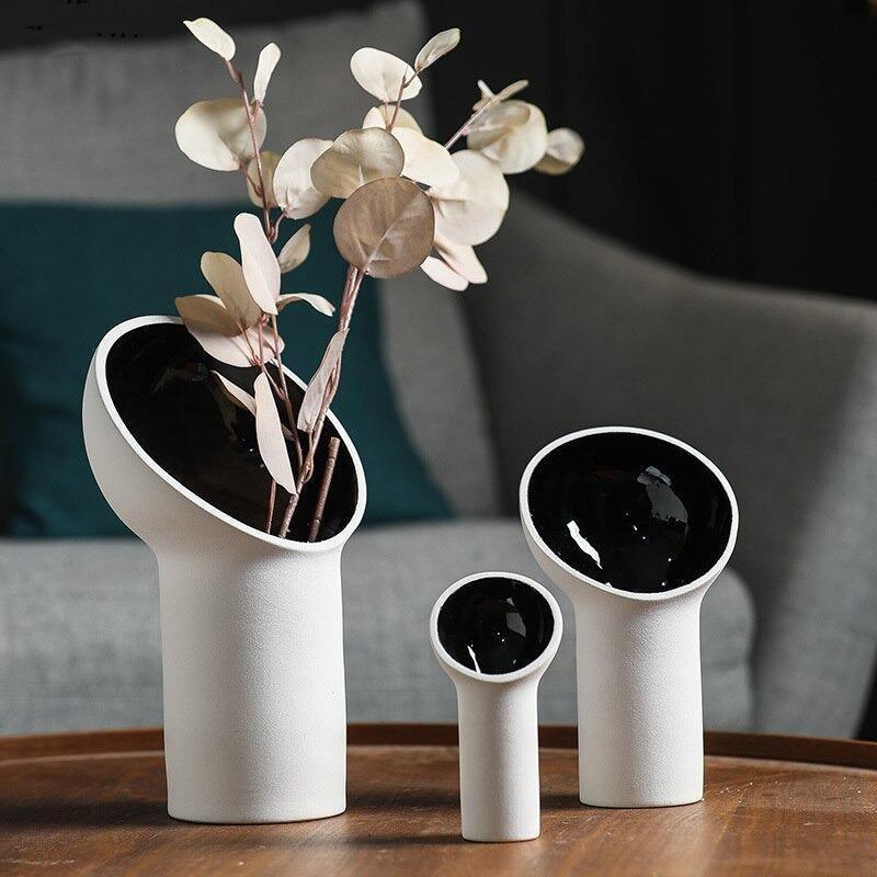 CosmoVase Keramikvasen im Galaxie-Design | Modern & Stilvoll | Perfekt für Blumen & Dekoration